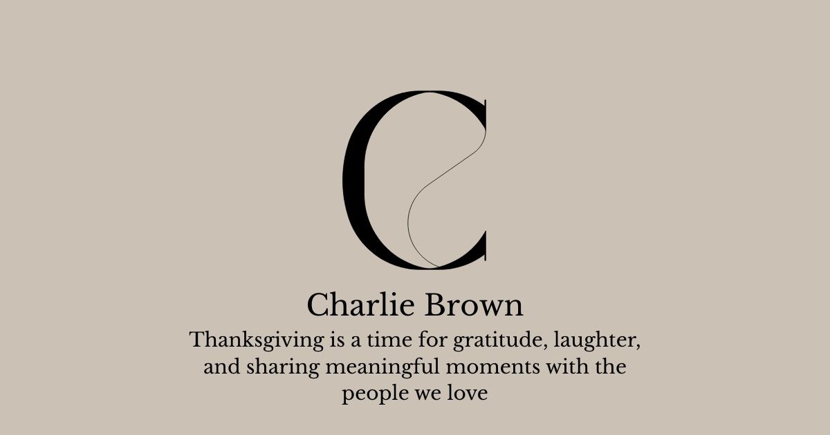 Charlie Brown Thanksgiving Quotes