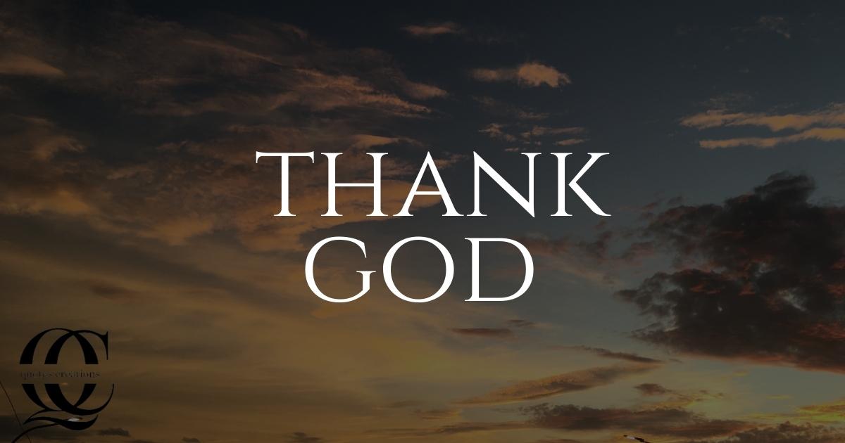 Thanking God Quotes